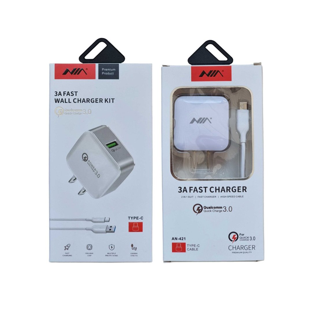 2. Cargador NIA Tipo C Quick Charge 3 Amperios AN-421_niacolombia.com