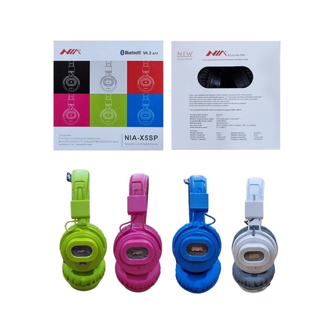 3. Diadema Bluetooth Con Parlante Y APP NIA X5SP_niacolombia.com