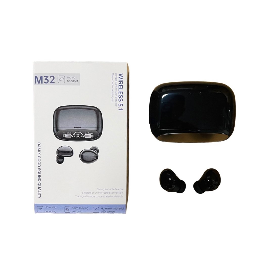 9. AUDIFONO BLUETOOTH CON PANTALLA Y POWER BANK M32_niacolombia.com